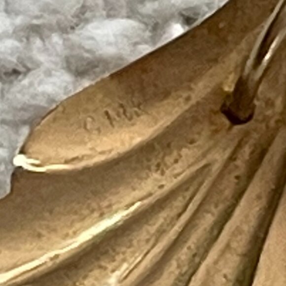 Vintage 14K Gold Feather Charm - Picture 6 of 6